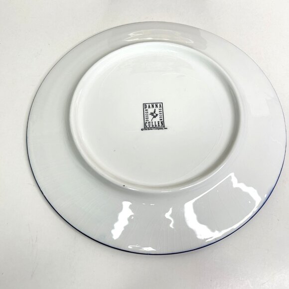 Zrike Danna Cullen Design Pinecone Round Platter 11" Diameter set of 2 - Picture 3 of 9